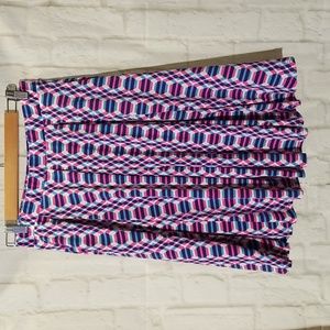 Lularoe Madison pleated skirt with pockets